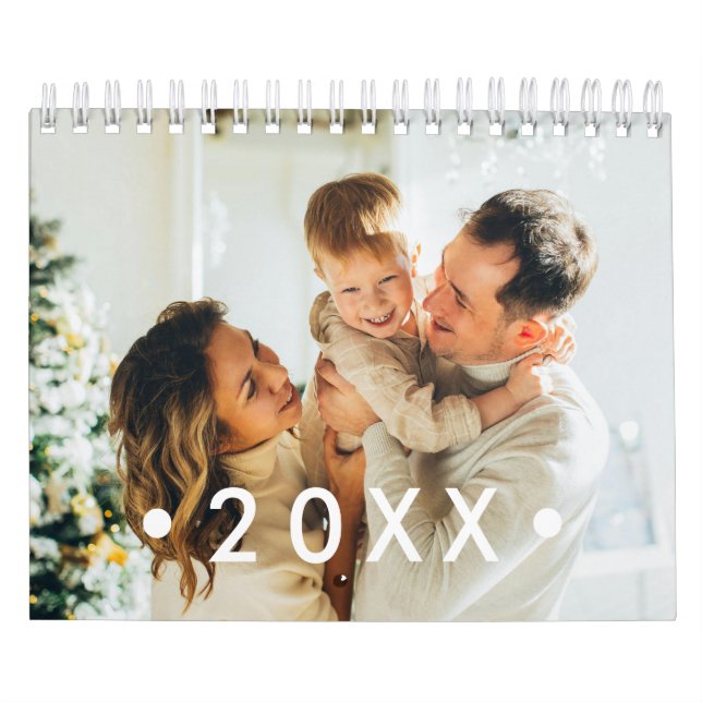 Modern Family Photo Holiday Gift Calendar (Cover)