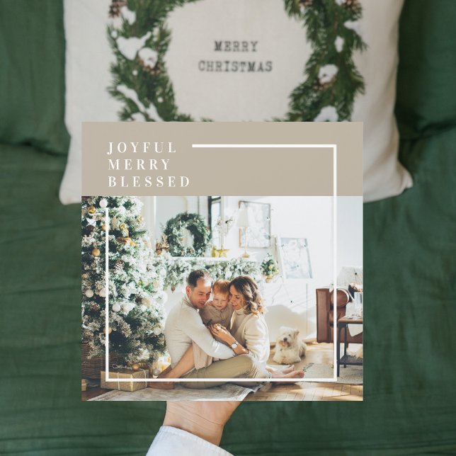 Modern Family Photo | Joyful Merry Blessed  (Creator Uploaded)