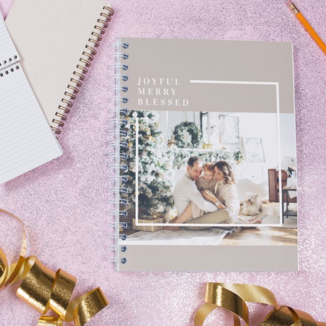 Modern Family Photo | Joyful Merry Blessed  Planner (Creator Uploaded)