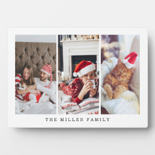 Modern Family Photo Keepsake Collage Plaque