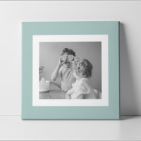 Modern Family Photo Mint Simple Lovely Gift