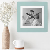Modern  Family Photo Mint Simple Lovely Gift