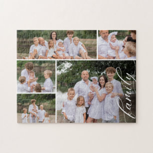 Modern Family Photo Mosaic Jigsaw Puzzle