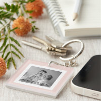 Modern Family Photo Pastel Pink Simple Gift