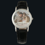 Modern Family Photo & Personalized Name Gift Watch<br><div class="desc">Modern Family Photo & Personalized Name Gift</div>