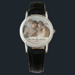 Modern Family Photo & Personalized Name Gift Watch<br><div class="desc">Modern Family Photo & Personalized Name Gift</div>