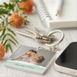 Modern Family Photo & Personalized Name Mint Gift Keychain<br><div class="desc">Introducing the Modern Family Photo & Personalized Name Mint Gift! This unique and thoughtful gift is designed to celebrate and cherish your family's special moments.Give the gift of cherished memories and personalized sweetness with the Modern Family Photo & Personalized Name Mint Gift. It's a meaningful and delightful way to celebrate...</div>