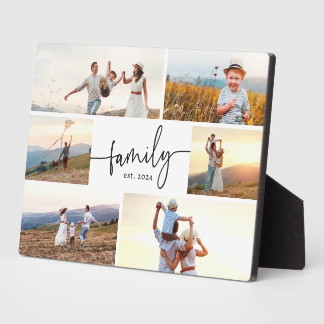 Modern Family Photo Plaque (Side)