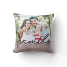 Modern Family Photo Script Trendy Keepsake