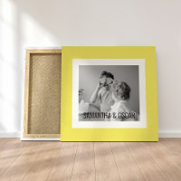 Modern  Family Photo Yellow Simple Lovely Gift