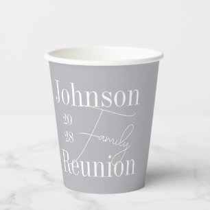 Modern Family Reunion Party Paper Cups