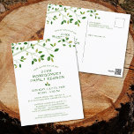 Modern Family Reunion Tree Invitation Postcard<br><div class="desc">Budget-friendly postcard invitations for a family reunion or family gathering event featuring a family tree design in green. All text is editable to change accordingly for your type of event. The main invitation information is duplicated on both sides. ASSISTANCE: For help with design modification or personalization, colour change, resizing, transferring...</div>