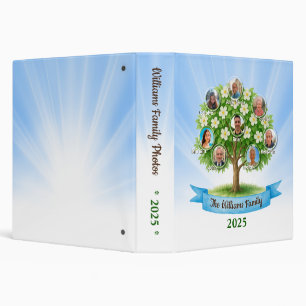 Modern Family Tree Names Photo Album Memory gift Binder