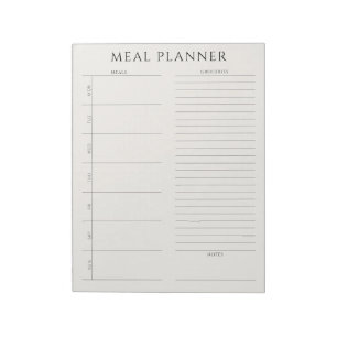 Modern Family Weekly Tearaway Meal Planner Notepad