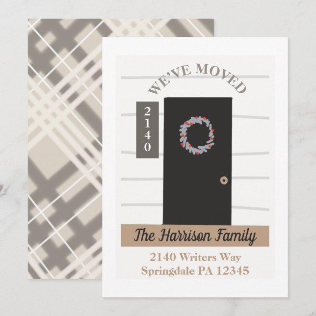 Modern Farmhouse Moving Announcement (Front/Back)