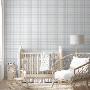 Modern Farmhouse pastel  blue and green Wallpaper
