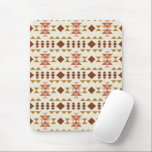 Modern Farmhouse Rustic Terracotta Geometric Art Mouse Pad<br><div class="desc">Modern Farmhouse Rustic Terracotta Geometric Art Mouse Pad</div>