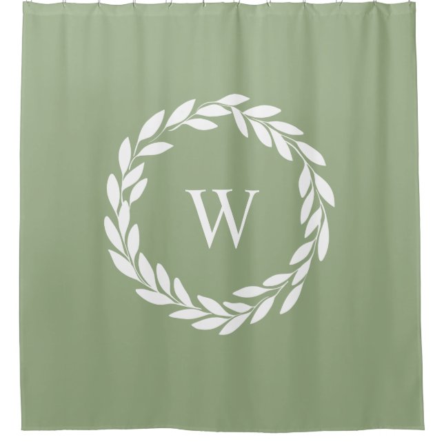 Modern Farmhouse Style Chic Monogrammed  (Front)