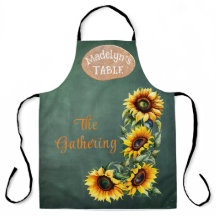 Modern Farmhouse Sunflower Botanical Personalized