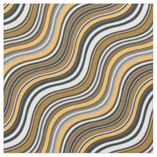 Modern fashion black and yellow marble elegant fabric