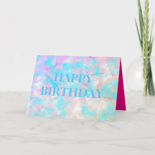 Modern Fashionable Happy Birthday Card