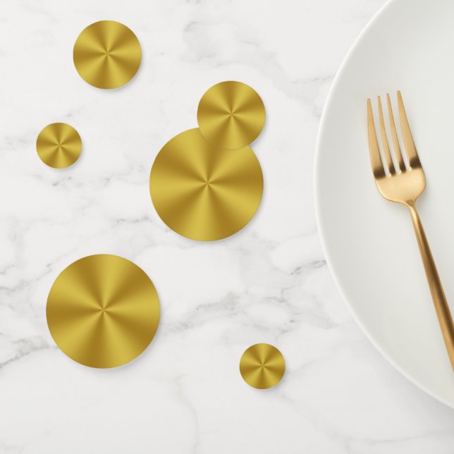 Modern Faux Gold Confetti (Group)