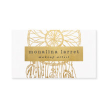 Modern Faux Gold Foil Bohemian Dream Catcher