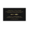 Modern Faux Gold Fork Catering Logo on Black II