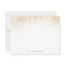 Modern faux gold glitter personalized Stationery