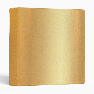 Modern Faux Gold Glitter Trendy Golden Elegant Binder