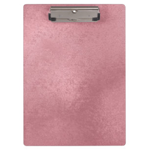 Modern faux rose gold clipboard