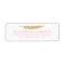 Modern Feather Return Address Label