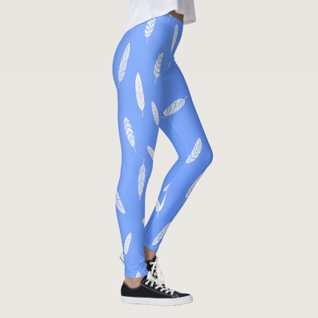 Modern Feathers Luxury Boho Collection Leggings (Right)