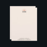 Modern Feminine Blush Pink Boho Sun Professional Letterhead<br><div class="desc">Are you looking for professional letterhead for your small business? Check out this Modern Feminine Blush Pink Boho Sun Professional Letterhead designed by The Small Business Shop. You can personalize this letterhead with your name and company info. The business card now has a blush pink and cream colour scheme, but...</div>