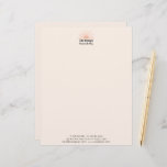 Modern Feminine Blush Pink Boho Sun Professional Letterhead<br><div class="desc">Are you looking for professional letterhead for your small business? Check out this Modern Feminine Blush Pink Boho Sun Professional Letterhead designed by The Small Business Shop. You can personalize this letterhead with your name and company info. The business card now has a blush pink and cream colour scheme, but...</div>