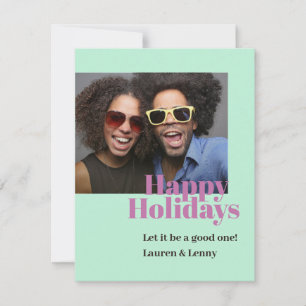 Modern Festive Bold Happy Holiday 