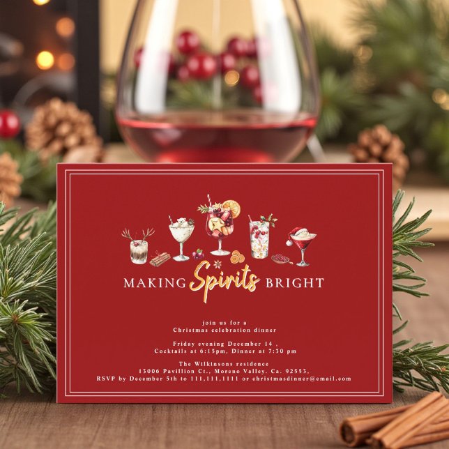 modern Festive Holiday cocktail dinner party  (Creator Uploaded)