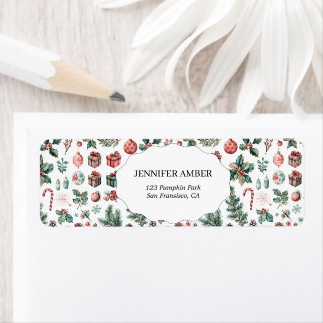 Modern Festive Holiday Simple Rustic Boho (En situation)