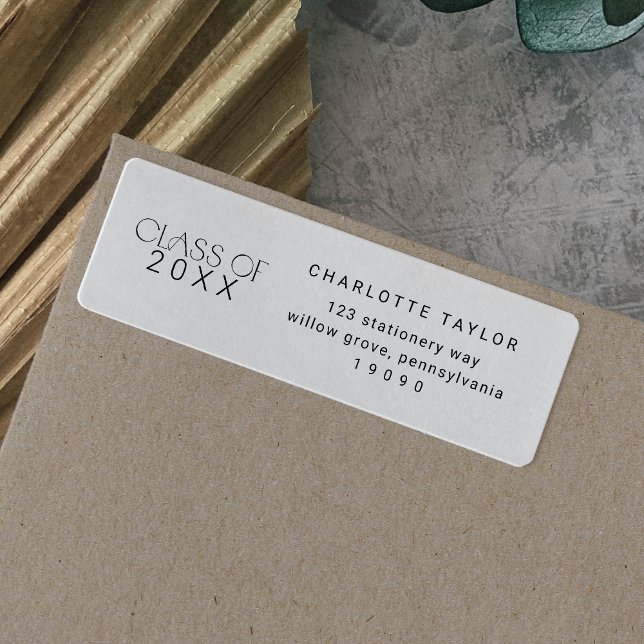 Modern Fete | Minimal Class Year Graduation Return (Creator Uploaded)