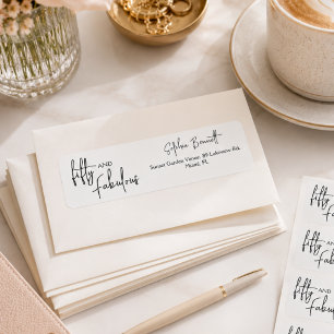 Modern Fifty and Fabulous 50th Birthday Party