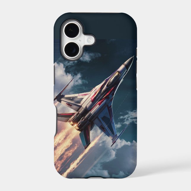 Modern Fighter pilot jet (Back)