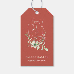 Modern Fine Art Feminine Floral Red Price Tags