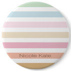 modern fine pastel colour monogram