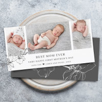 Modern First Mother's Day Photo Collage