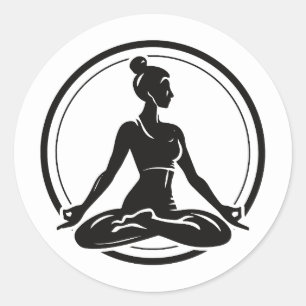 Modern Fitness stronger every day motivation Classic Round Sticker