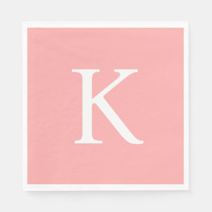 Modern Flat Graphic Daisy Pink Napkin