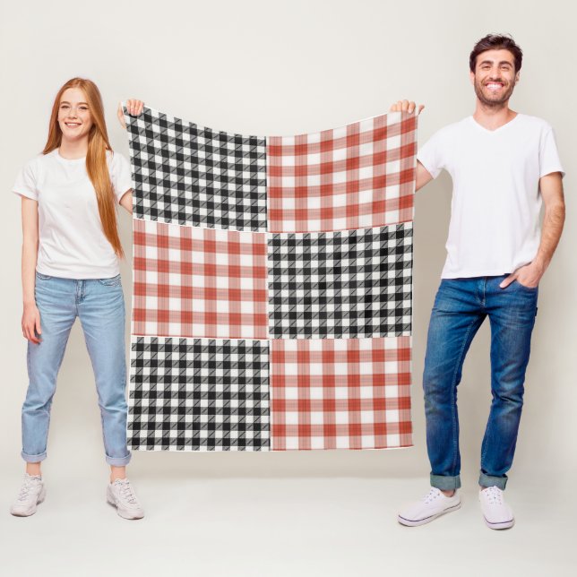 modern fleece blanket (In Situ)