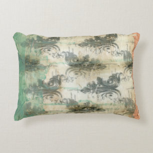 Modern Fleur De Lis Design Accent Pillow