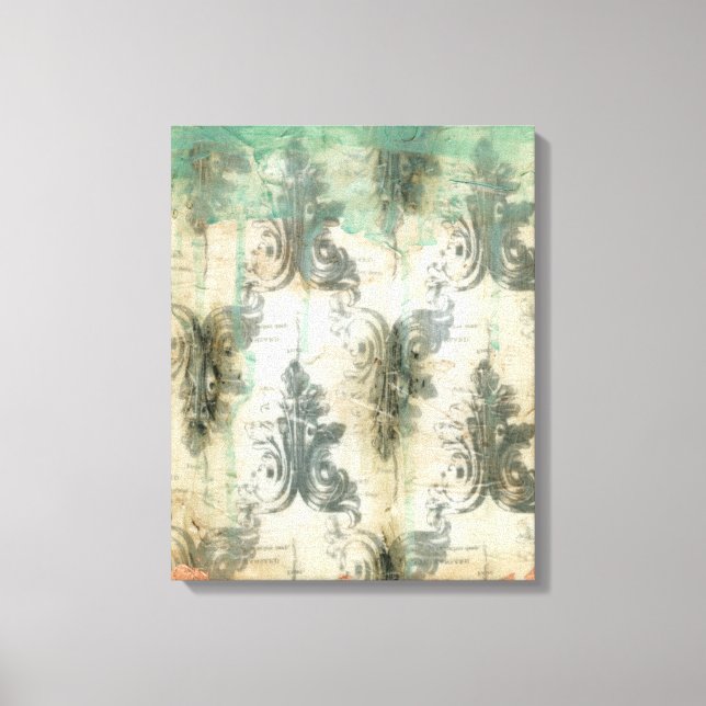 Modern Fleur De Lis Design Canvas Print (Front)