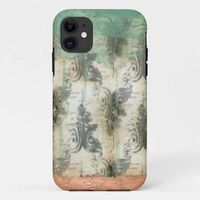 Modern Fleur De Lis Design Case-Mate iPhone Case (Back)